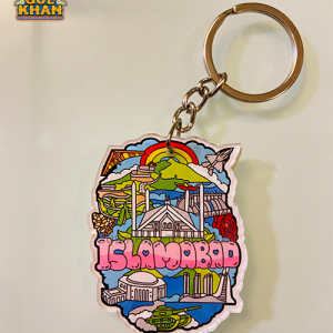 Islamabad Premium Acrylic Key Chain - Gul Khan Truck Art