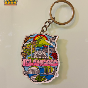 Islamabad Premium Acrylic Key Chain - Gul Khan Truck Art