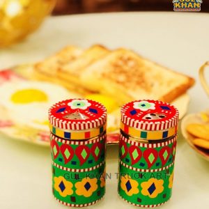 Truck Art Salt and Pepper Shaker 03 - Gul Khan Truck Art