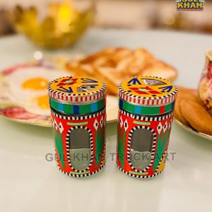 Truck Art Salt and Pepper Shaker 02 - Gul Khan Truck Art