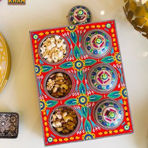 SixPartitionTray00592 - Gul Khan Truck Art