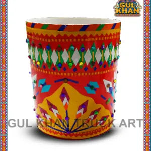 Table Organizer ( Multi-Purpose) & Stationery Holder Design 0994 - Gul Khan Truck Art