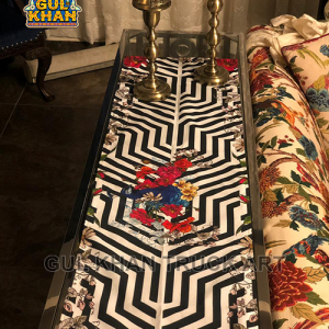 Table Runner Design 0002 - Gul Khan Truck Art