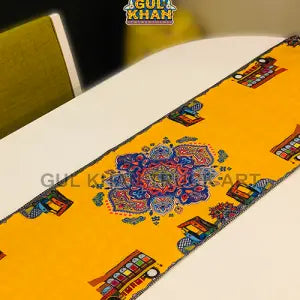 Table Runner Design 0008 - Gul Khan Truck Art