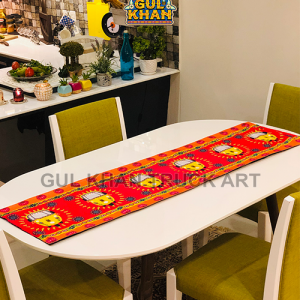 Table Runner Design 0017 - Gul Khan Truck Art