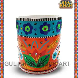 Table (Organizer Multi Purpose) & Stationery Holder Design 0991 - Gul Khan Truck Art
