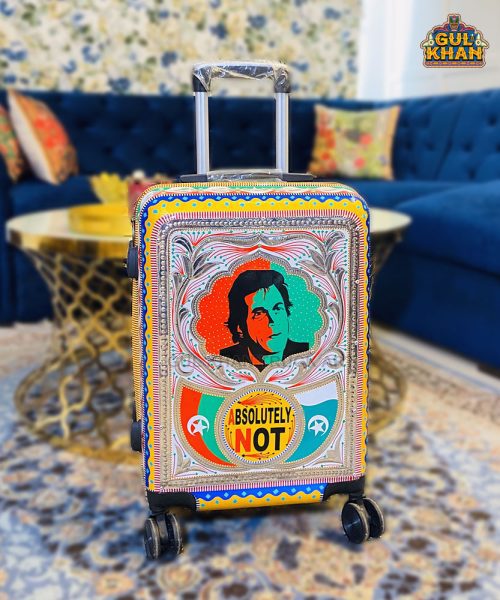 Imran Khan Trolley bag by Truck Art