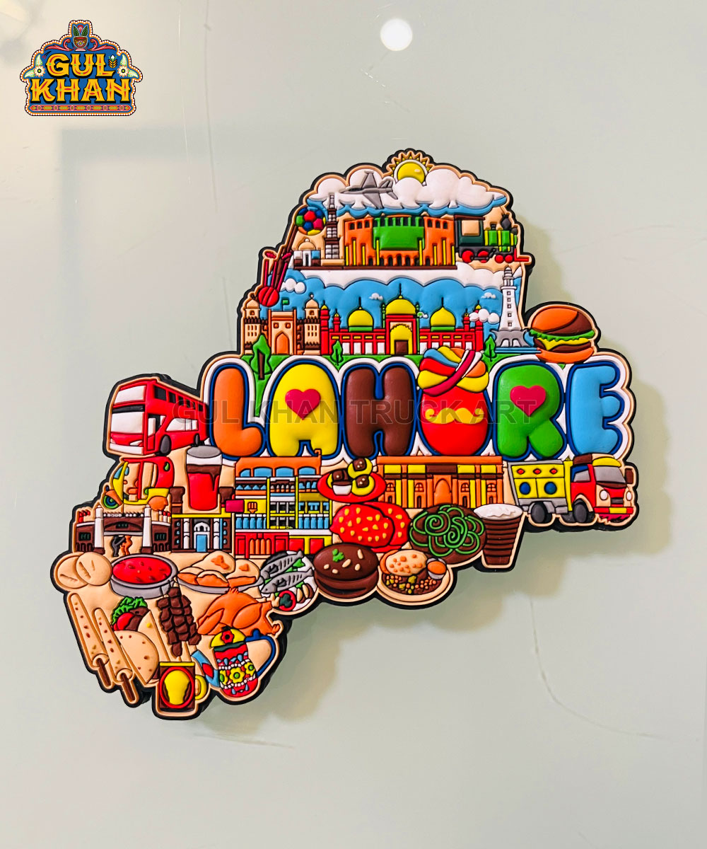 Lahore rubber fridge magnets